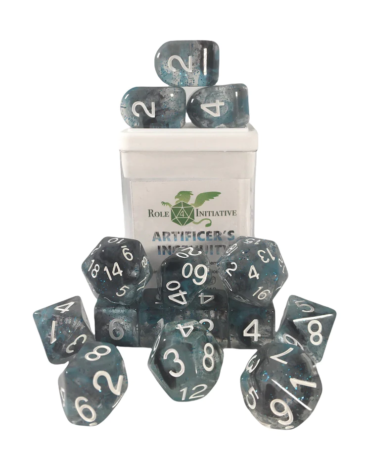 Polyhedral Dice: Artificer's Ingenuity - Set of 15