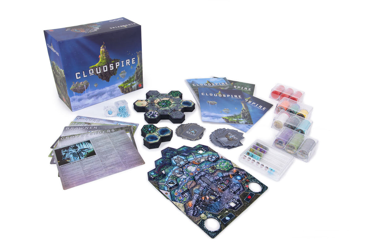 Cloudspire tactical board game miniatures and units