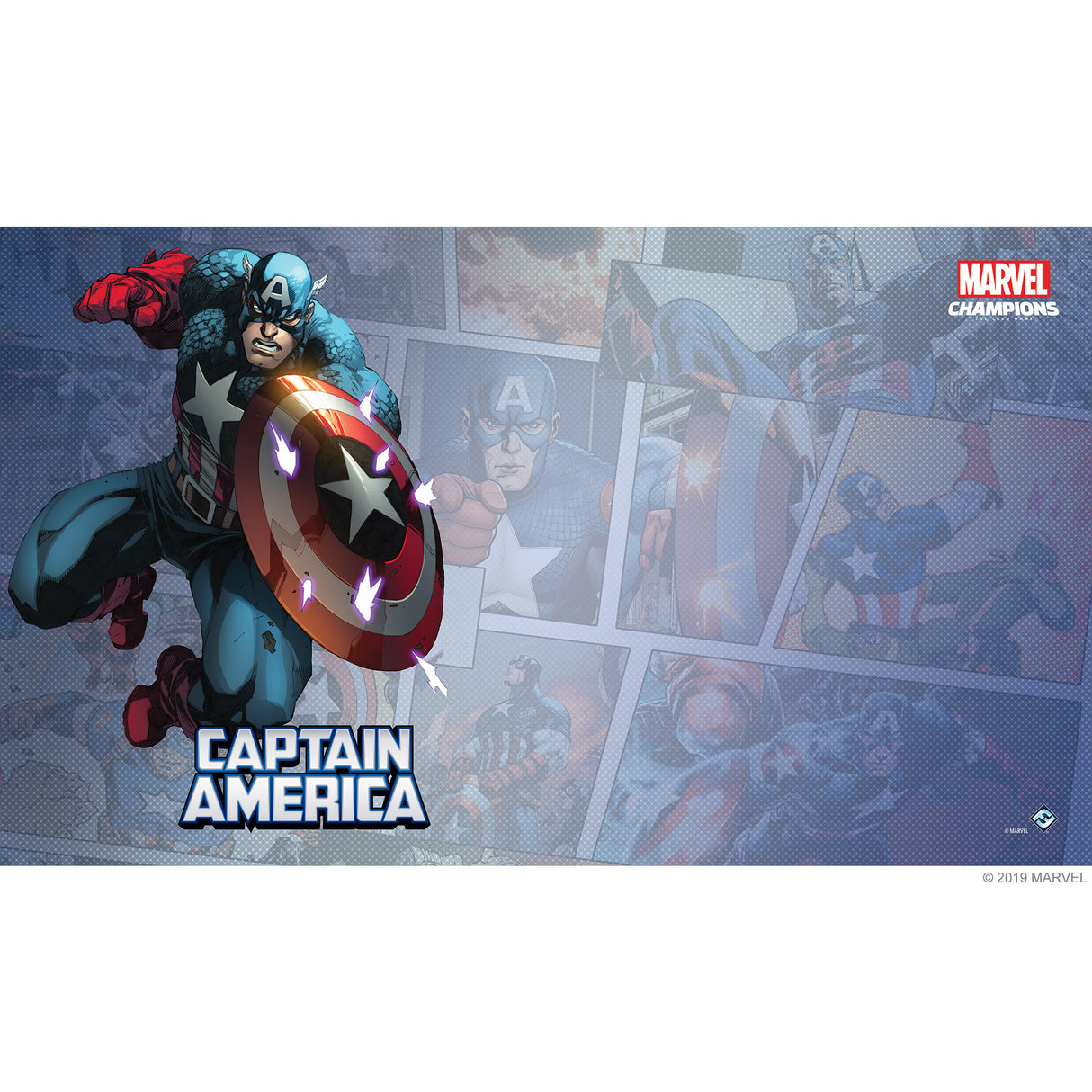 Marvel Champions: Captain America Game Mat | Elderwoods