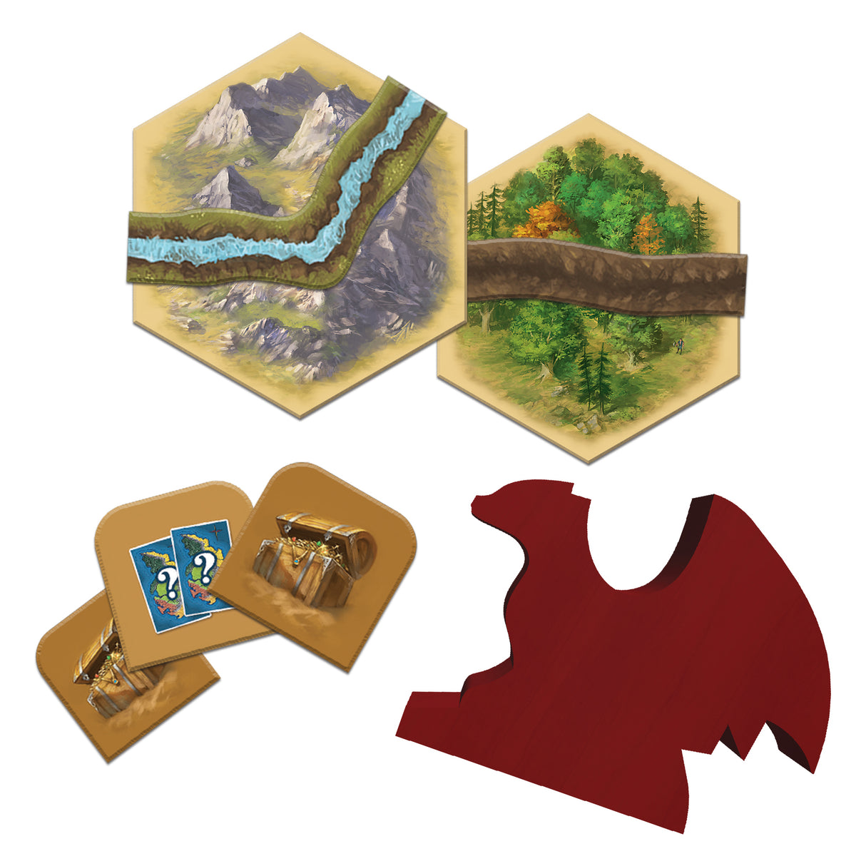 Catan: Treasures, Dragons, & Adventurers Scenario