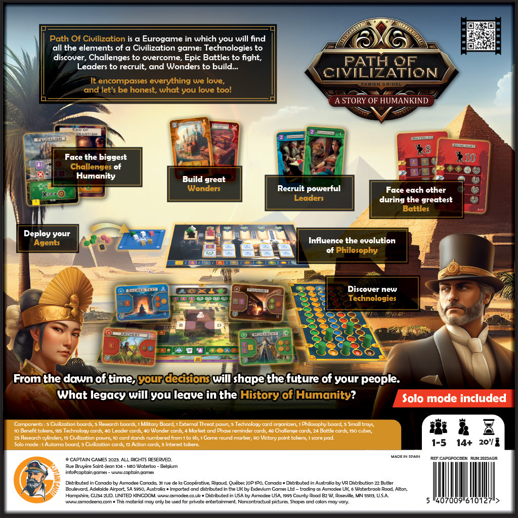 Path of Civilization detailed game pieces and resources