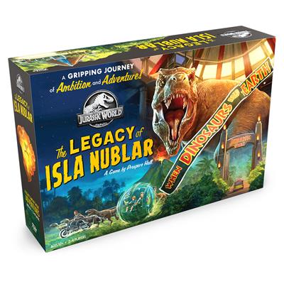 Legacy of Isla Nublar Jurassic World legacy board game box | Elderwoods