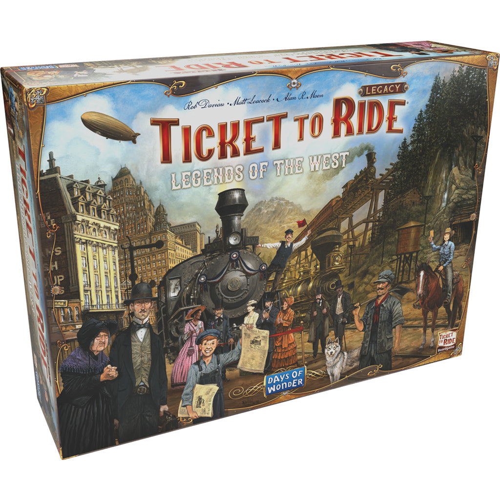 Ticket to Ride Legacy Legends of the West campaign board game box | Elderwoods
