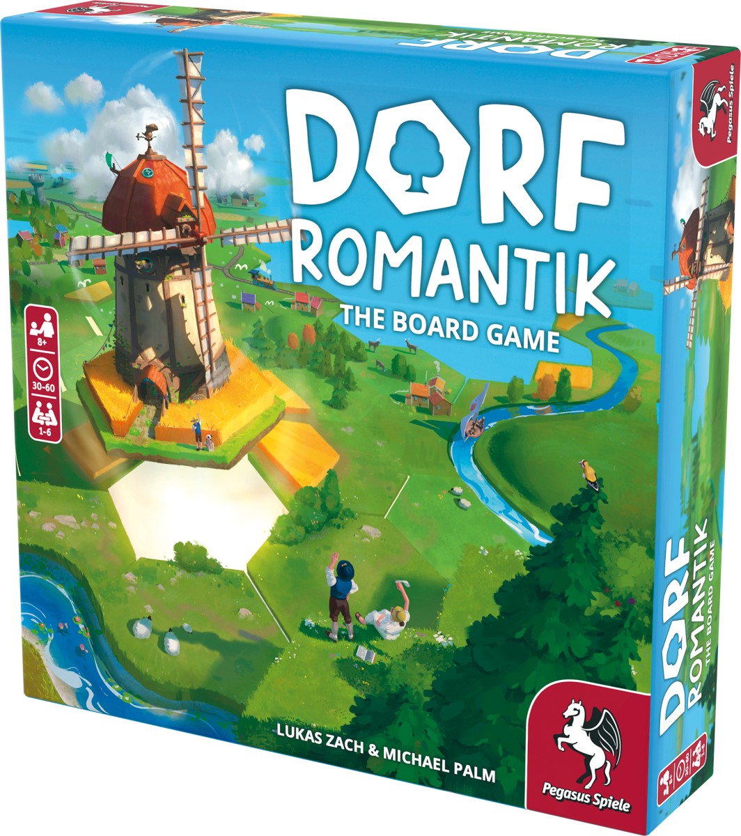Dorfromantik tile-laying gameplay setup