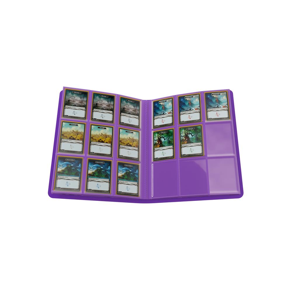 Gamegenic: Casual Album 18-pocket Purple with cards