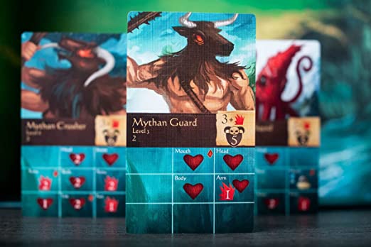 Sleeping Gods story book and game components