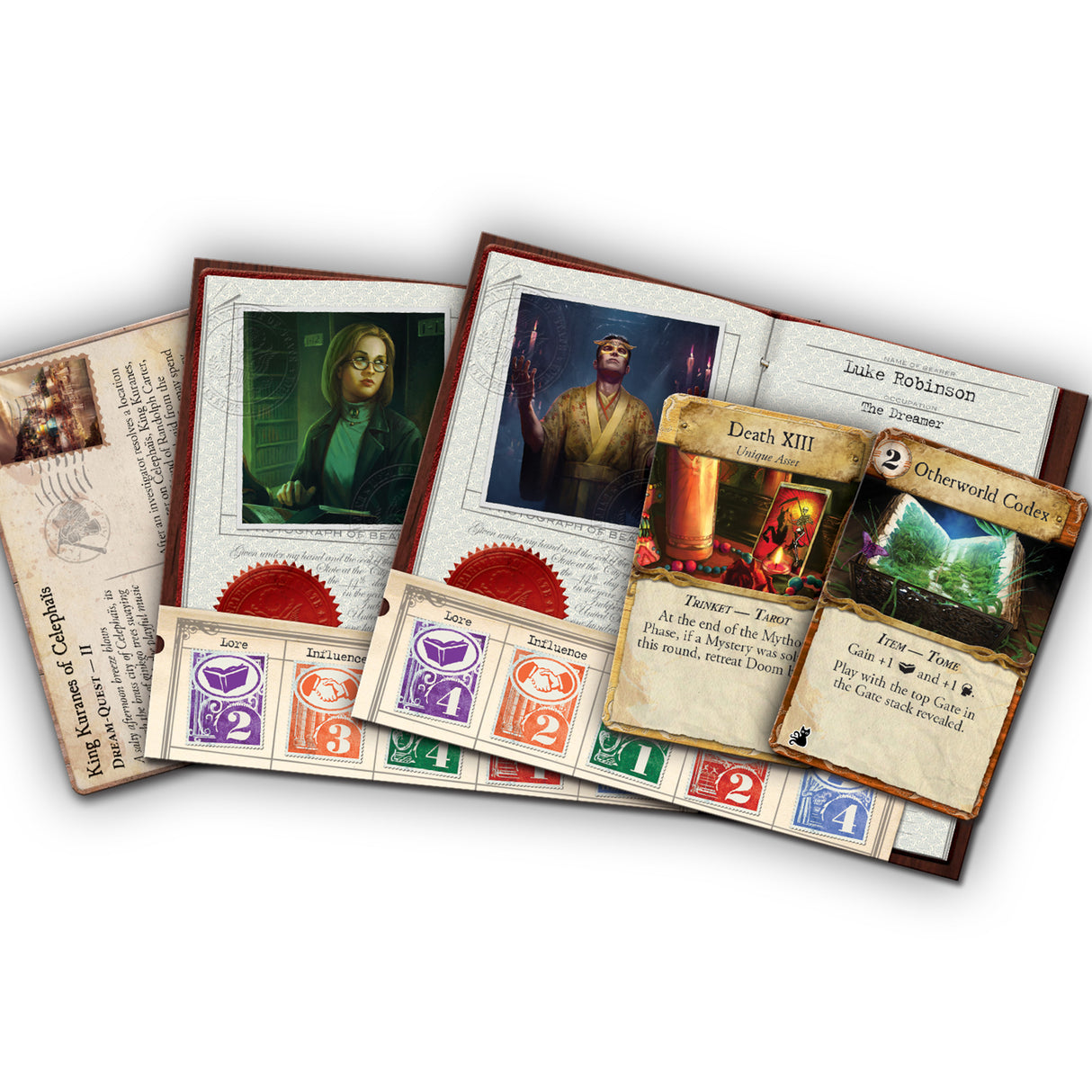 Eldritch Horror The Dreamlands detailed expansion pieces with dream world exploration elements