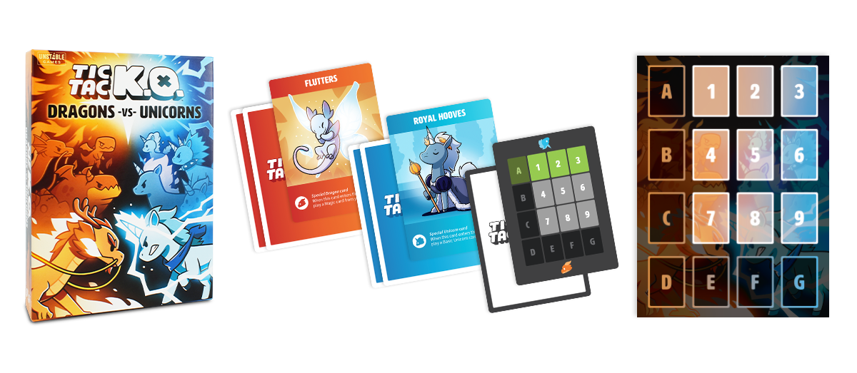 Tic Tac K.O. Dragons vs Unicorns