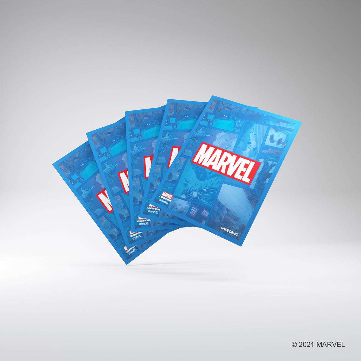 Marvel Champions Art Sleeves: Marvel Blue