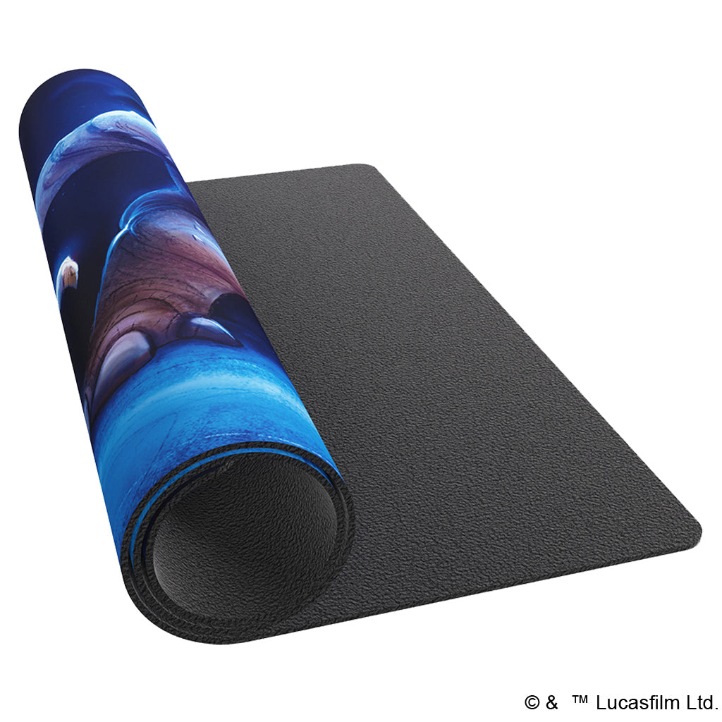 Star Wars Unlimited: Rancor Playmat showing detailed surface texture and stitched edges