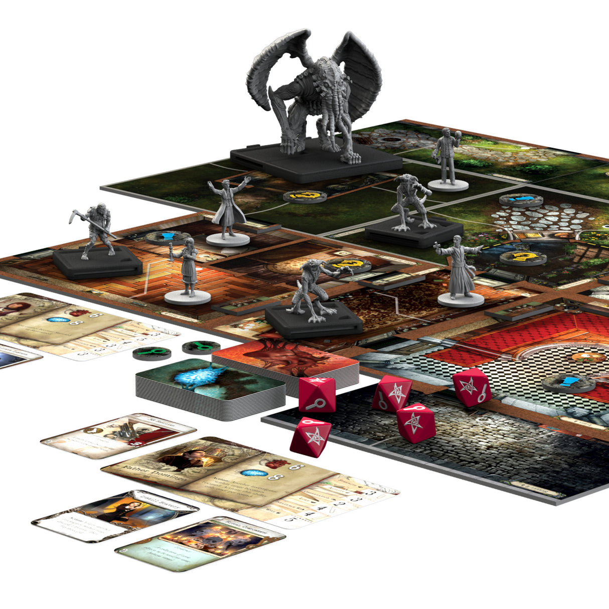 Mansions of Madness: 2nd Edition gameplay setup
