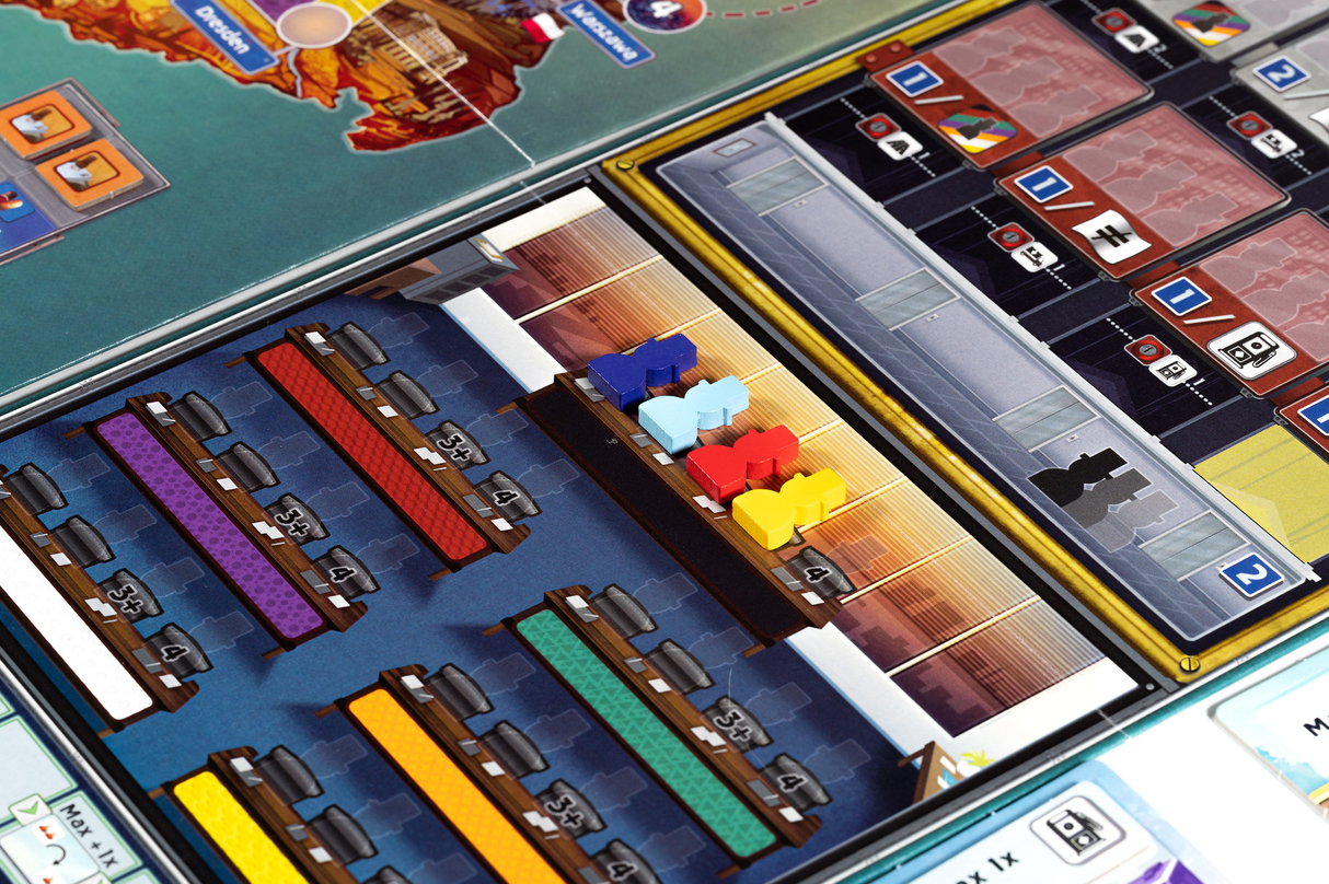 Autobahn game board with road network