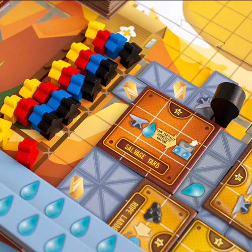 Whistle Mountain complete game setup with all components