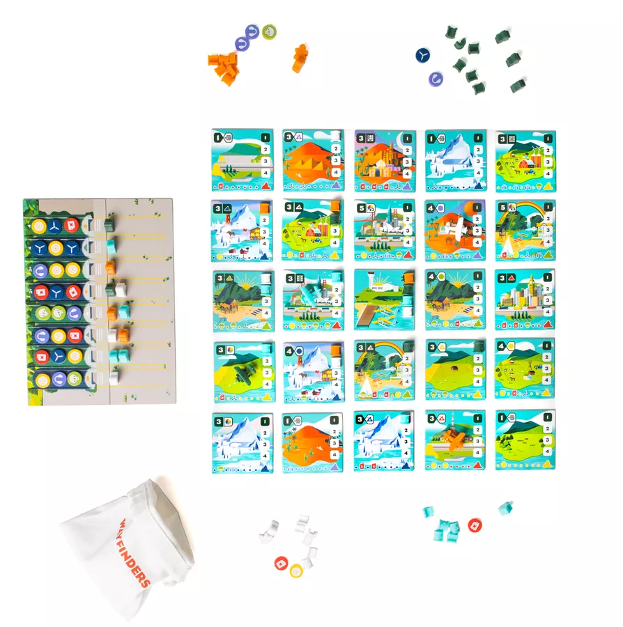 Wayfinders board game full view