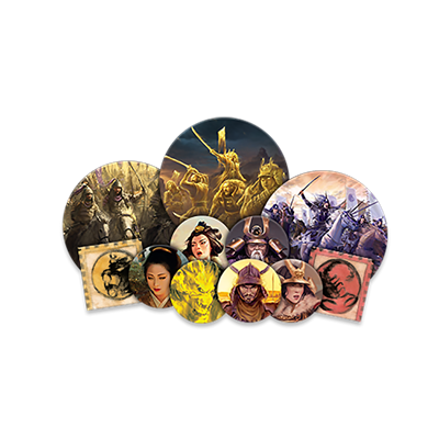 L5R RPG: Blood of the Lioness Legend of the Five Rings RPG character illustrations