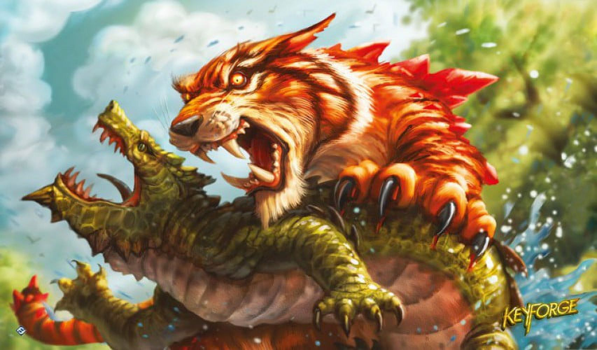 Keyforge: Mighty Tiger Playmat | Elderwoods