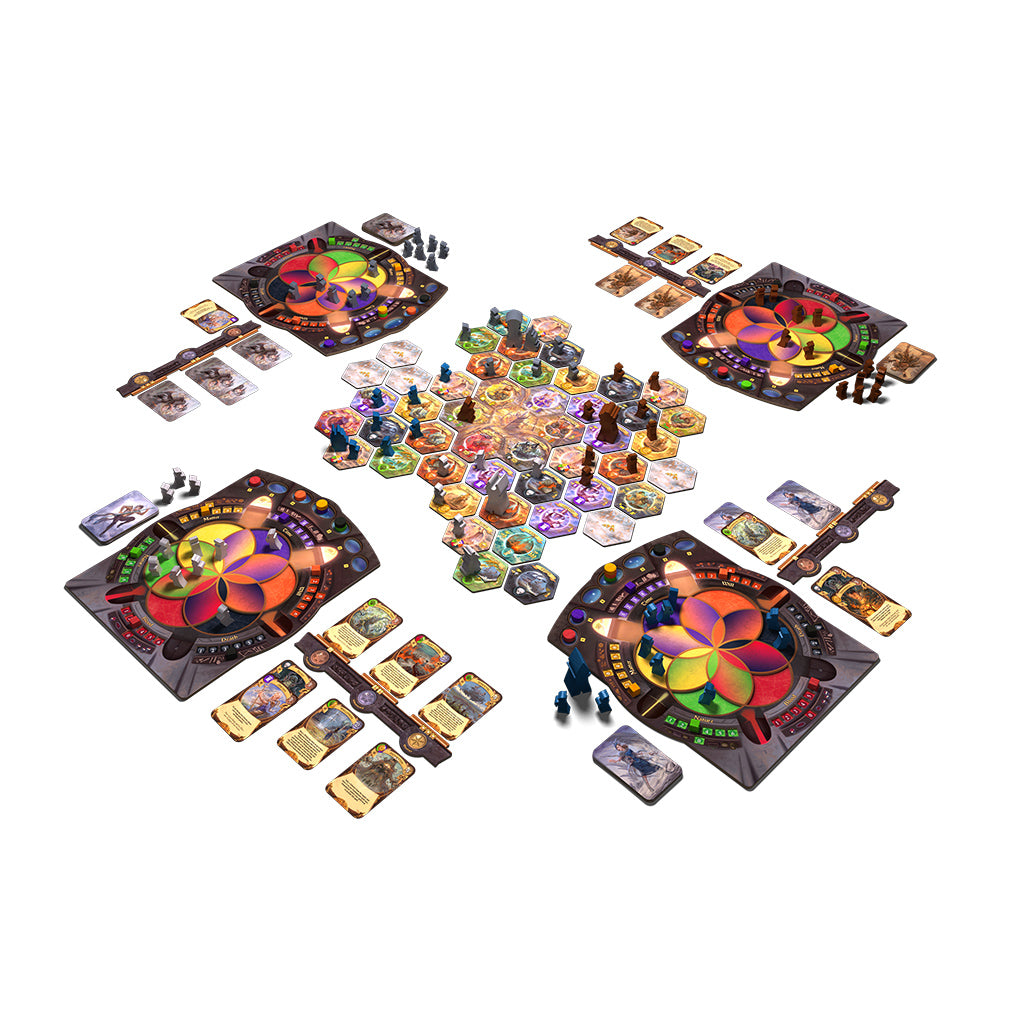 Archmage game board and magical realm