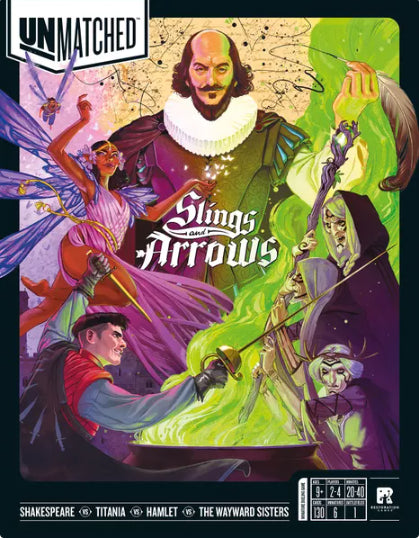 Unmatched: Slings and Arrows board game | Elderwoods