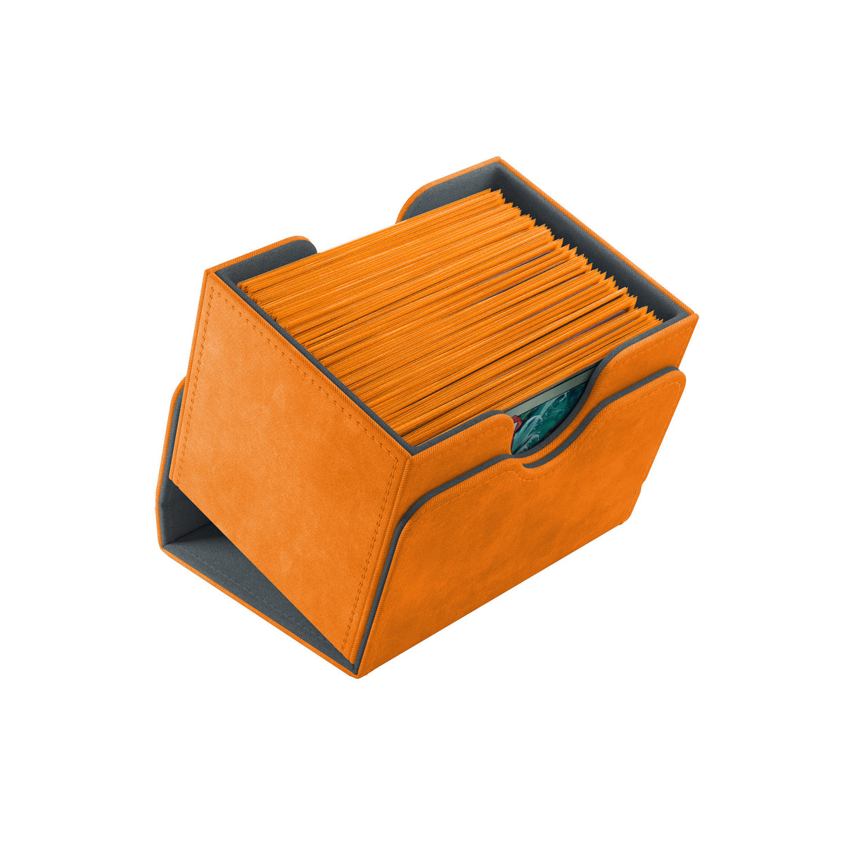 Gamegenic: Sidekick Deck Box 100+ Orange interior compartments