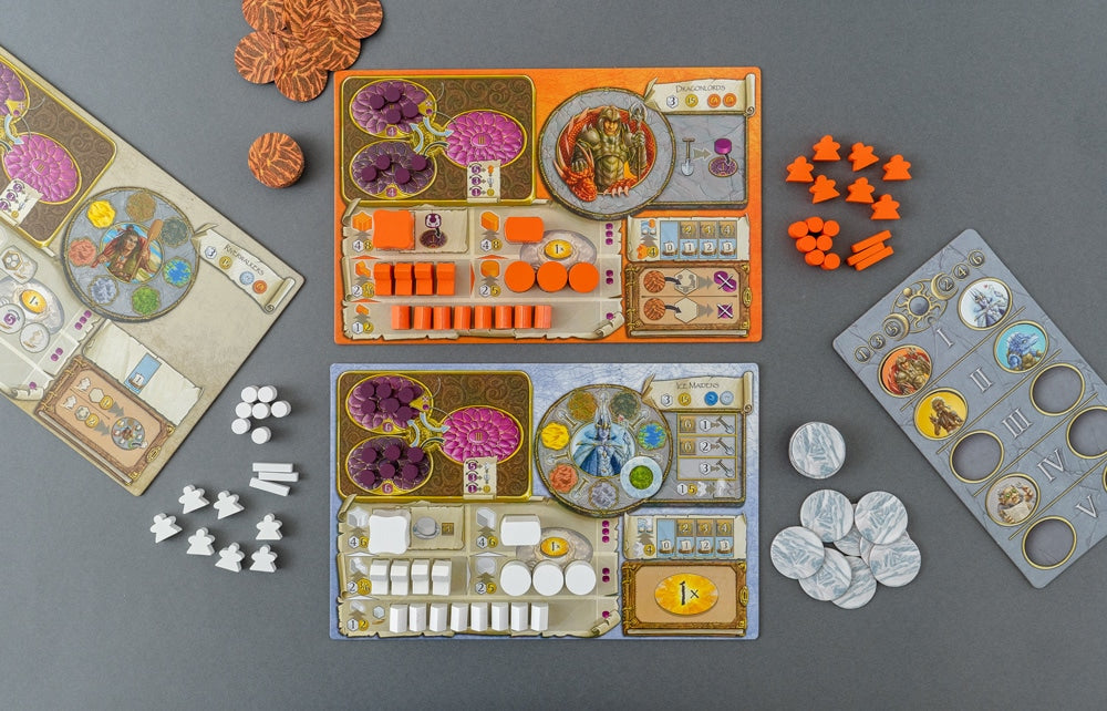 Terra Mystica: Fire and Ice Expansion new factions and game board
