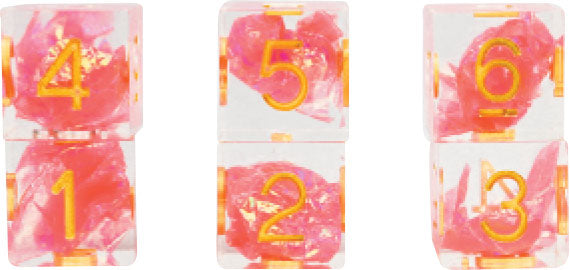 Sirius Dice: RPG Dice Set (7): Sharp Flamingo