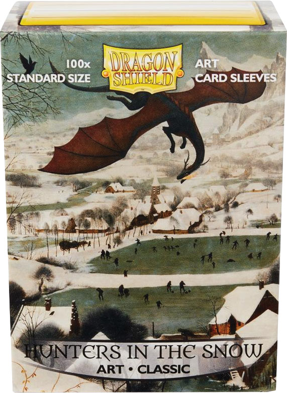 Dragon Shields: (100) Art Sleeves Classic Hunters in the Snow | Elderwoods