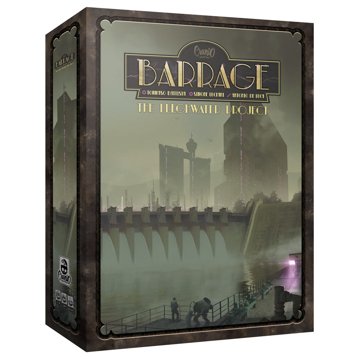 Barrage The Leeghwater Project strategy board game expansion box | Elderwoods