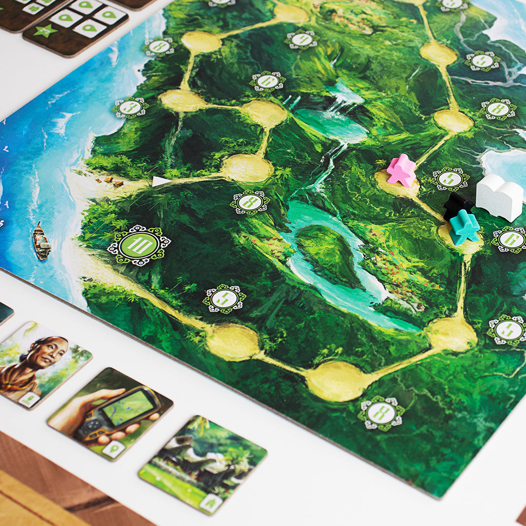 Sumatra gameplay setup with island tiles