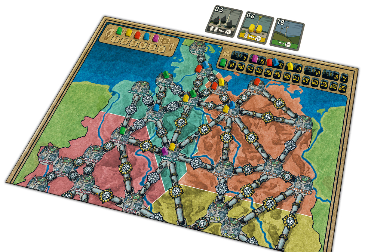 Power Grid: Recharged Edition economic strategy game setup