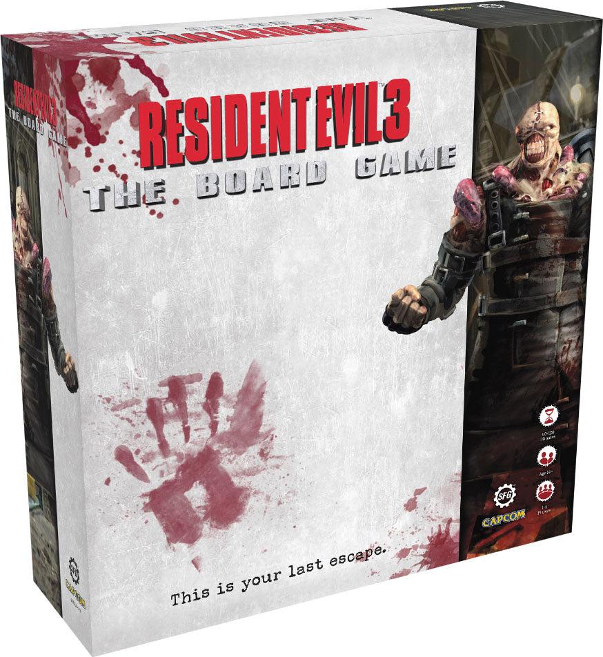 Resident Evil 3 board game box | Elderwoods