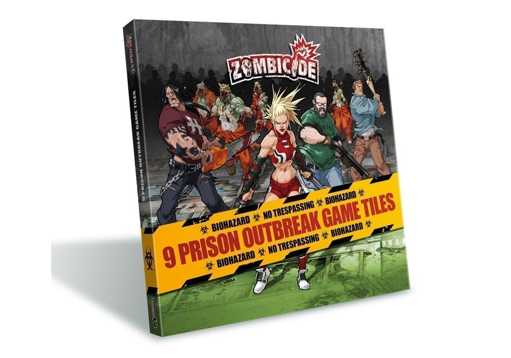 Zombicide: Prison Outbreak: 9 Double Sided Tiles