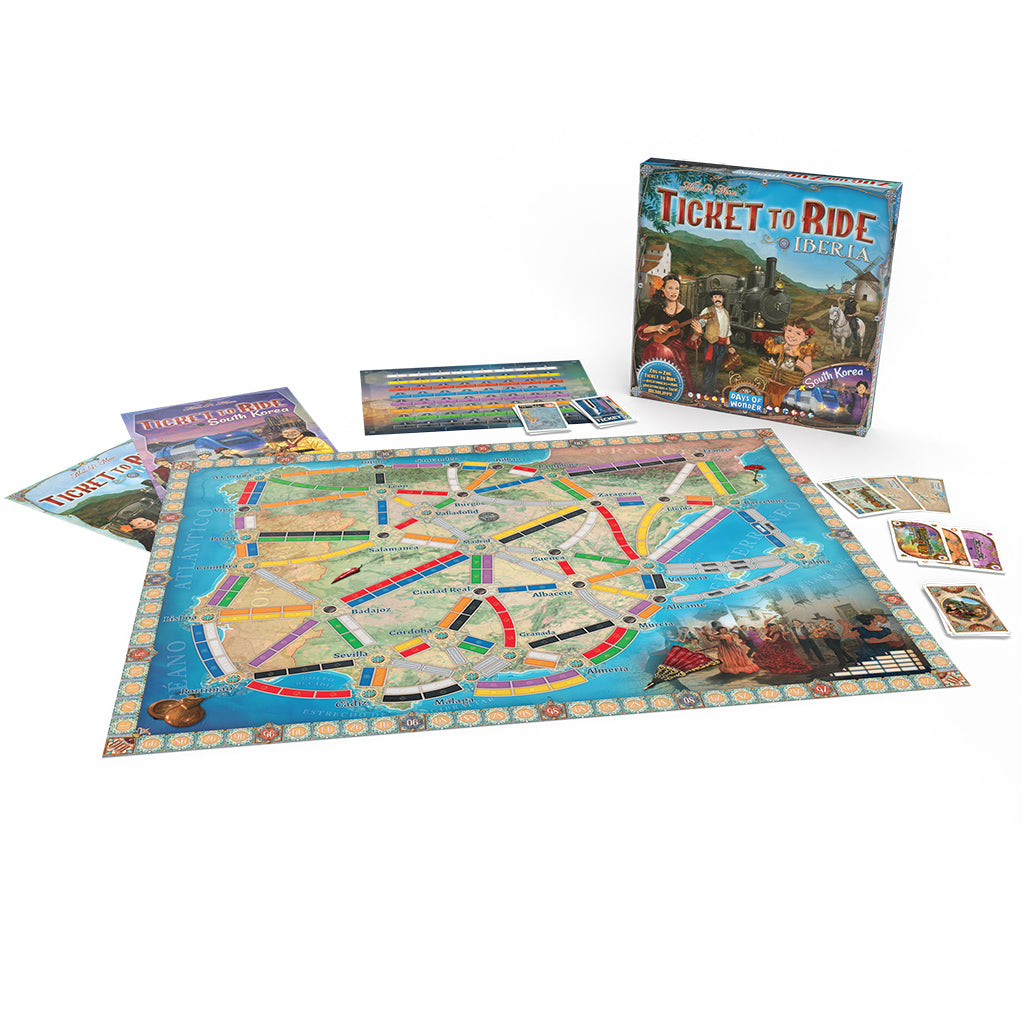 Ticket to Ride: Iberia and South Korea