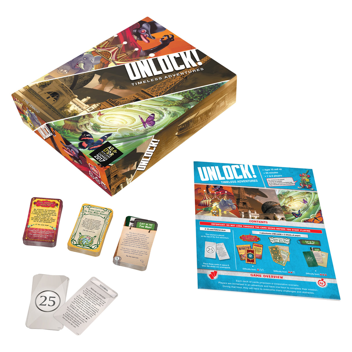 Unlock!: Timeless Adventures board game full view