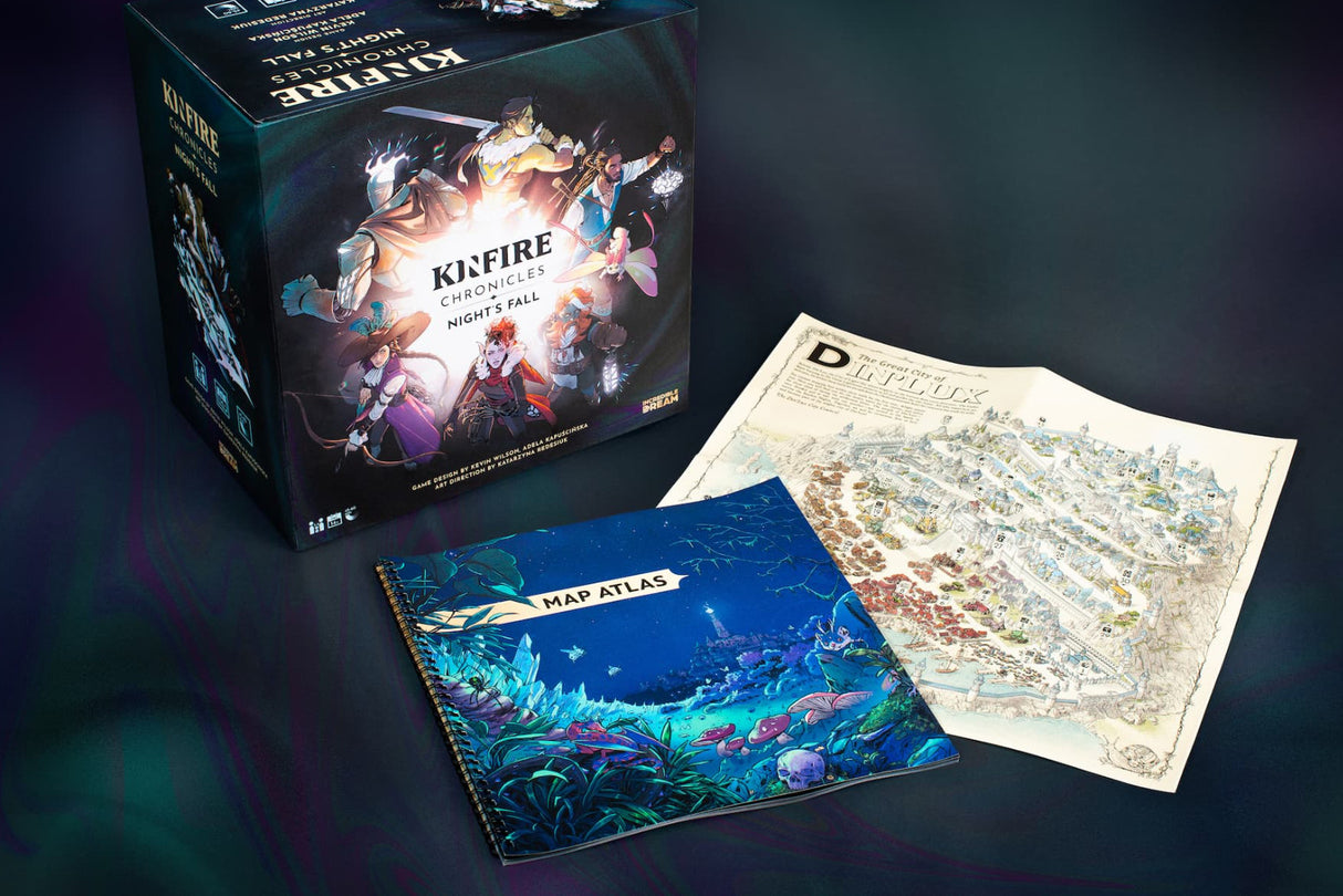 Kinfire Chronicles Night's Fall cooperative fantasy adventure game map