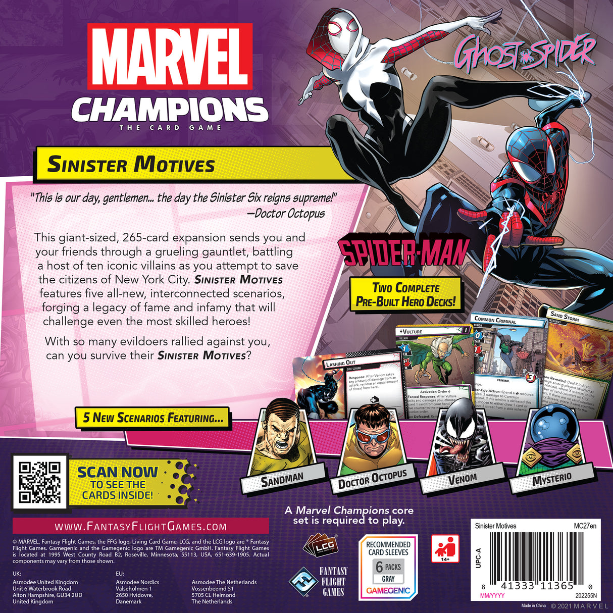 Marvel Champions: The Card Game- Sinister Motives