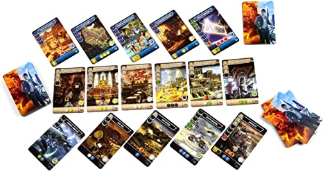 It's a Wonderful World empire tableau and development cards