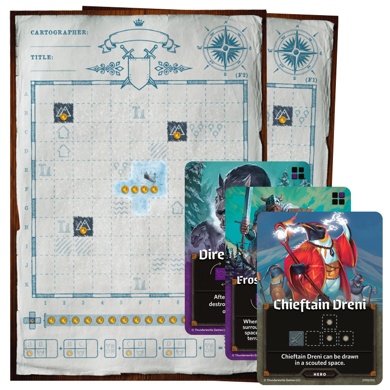 Cartographers: Frozen Expanse Realm of Frost Giants