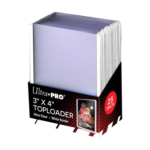 Ultra Pro Toploader 3x4 White
