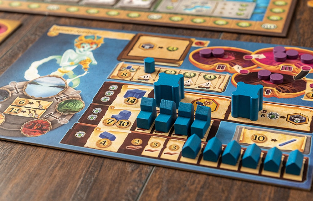 Terra Nova faction cards and player pieces