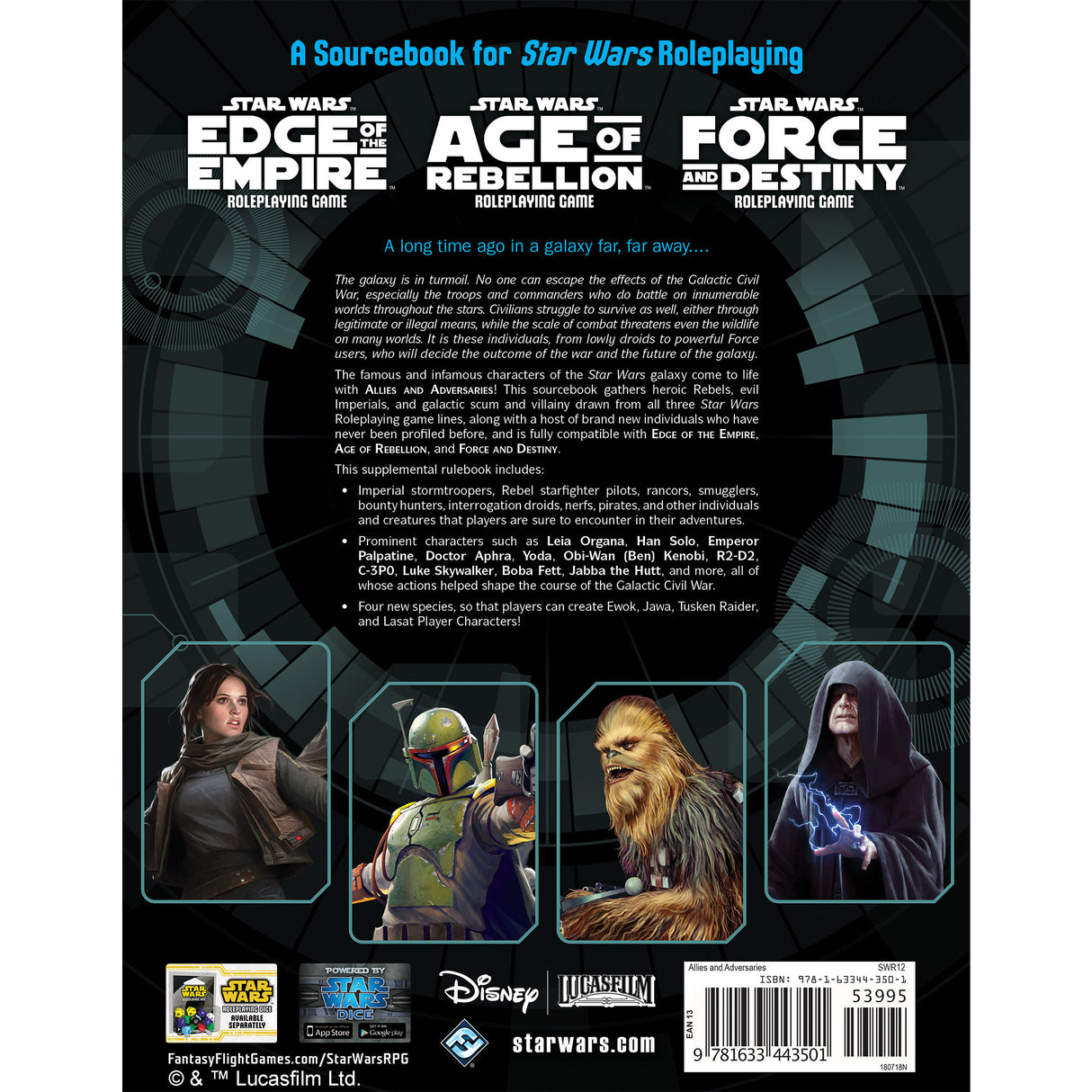 Star Wars Roleplaying: Allies and Adversaries