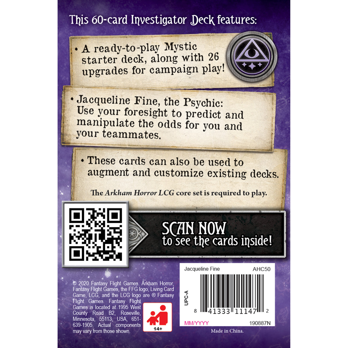Arkham Horror: TCG - Jacqueline Fine Starter Deck