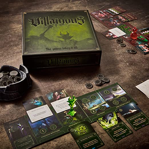 Disney Villainous board game box showing iconic Disney villains artwork