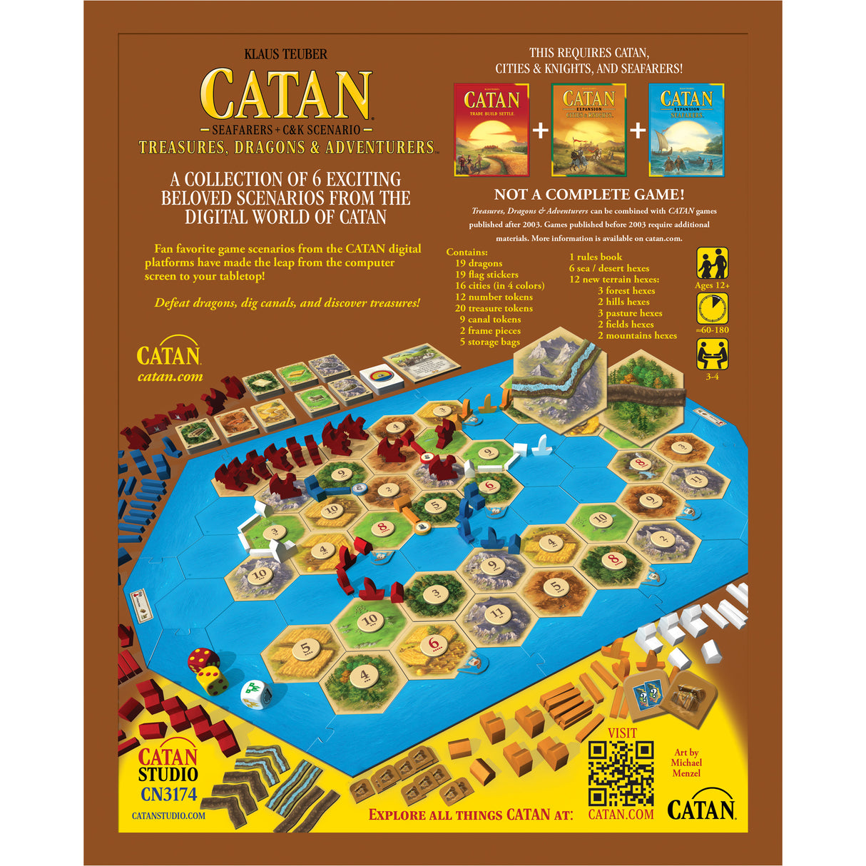 Catan: Treasures, Dragons, & Adventurers Scenario