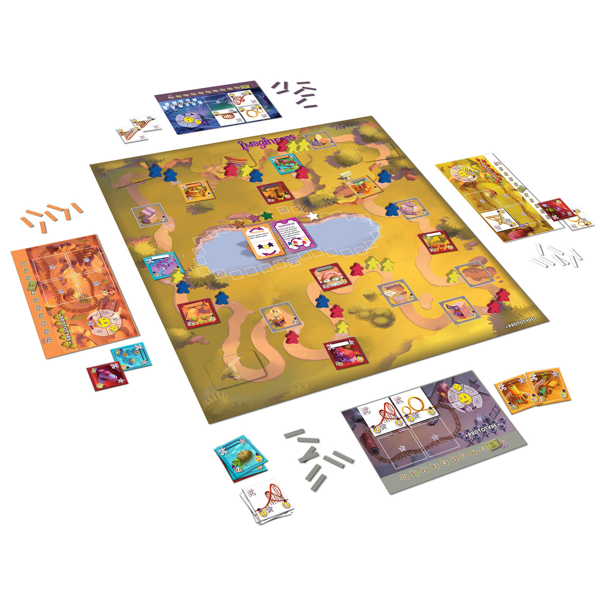 Imagineers creative building game setup