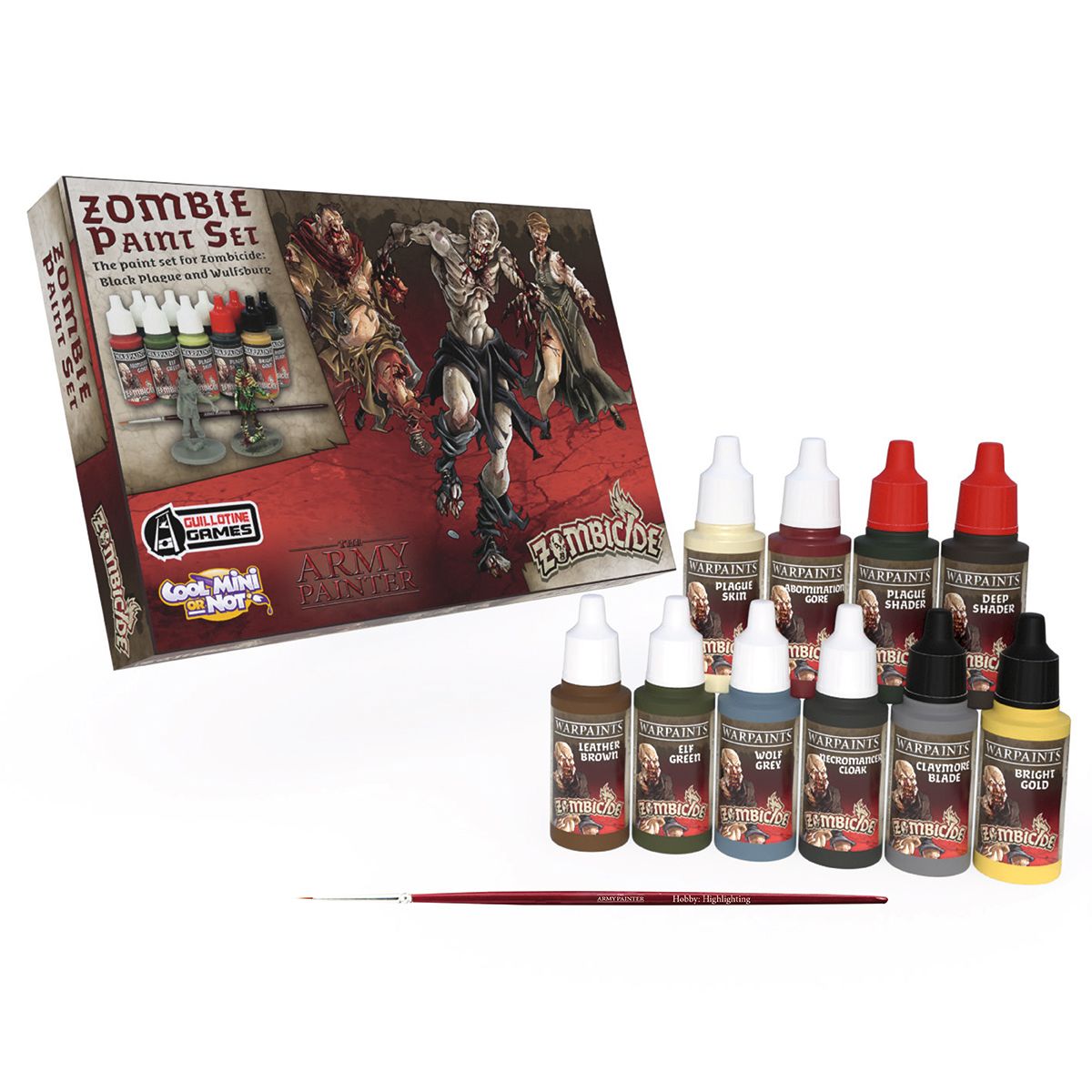 Warpaints: Zombicide Black Plague Paint Set
