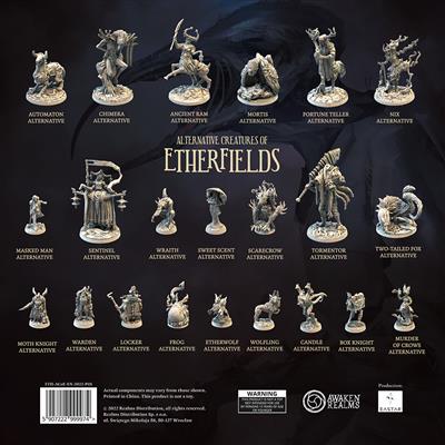 Etherfields: Alternate Creatures of Etherfields game components