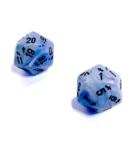 Vortex Countup & Down D20 Multiple Colors