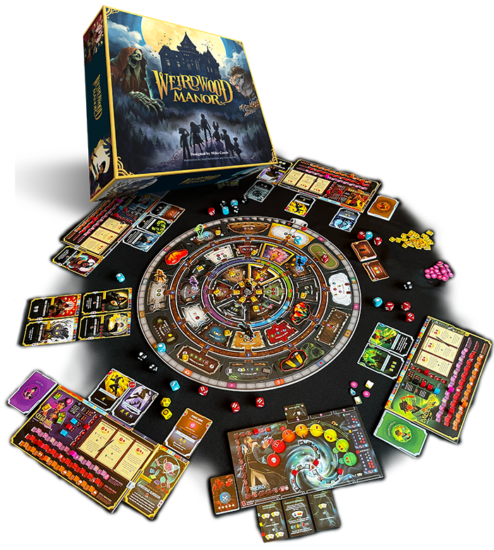 Weirdwood Manor game setup