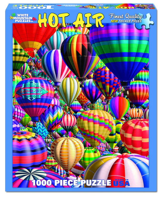 Hot Air Balloons - 1000 Piece Jigsaw Puzzle White Mountain