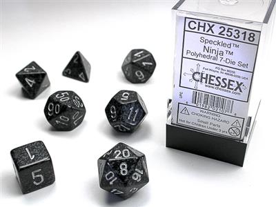 Chessex - Speckled Polyhedral Ninja 7-die set